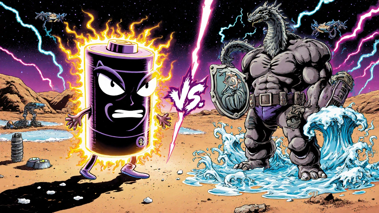 Compare le lithium avec ses alternatives : performances, coûts et impacts