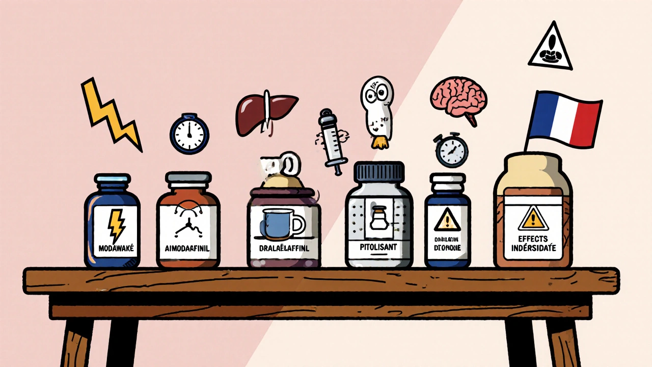 Comparer Modawake (Modafinil) avec ses alternatives