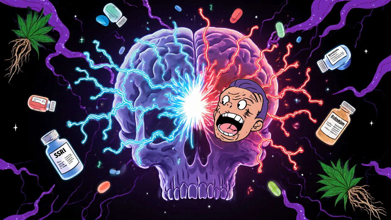 Rhodiola et antidépresseurs : les risques d'interaction sérotoninergique