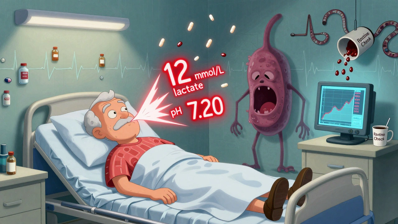 Acidose lactique induite par les médicaments : une complication rare mais mortelle