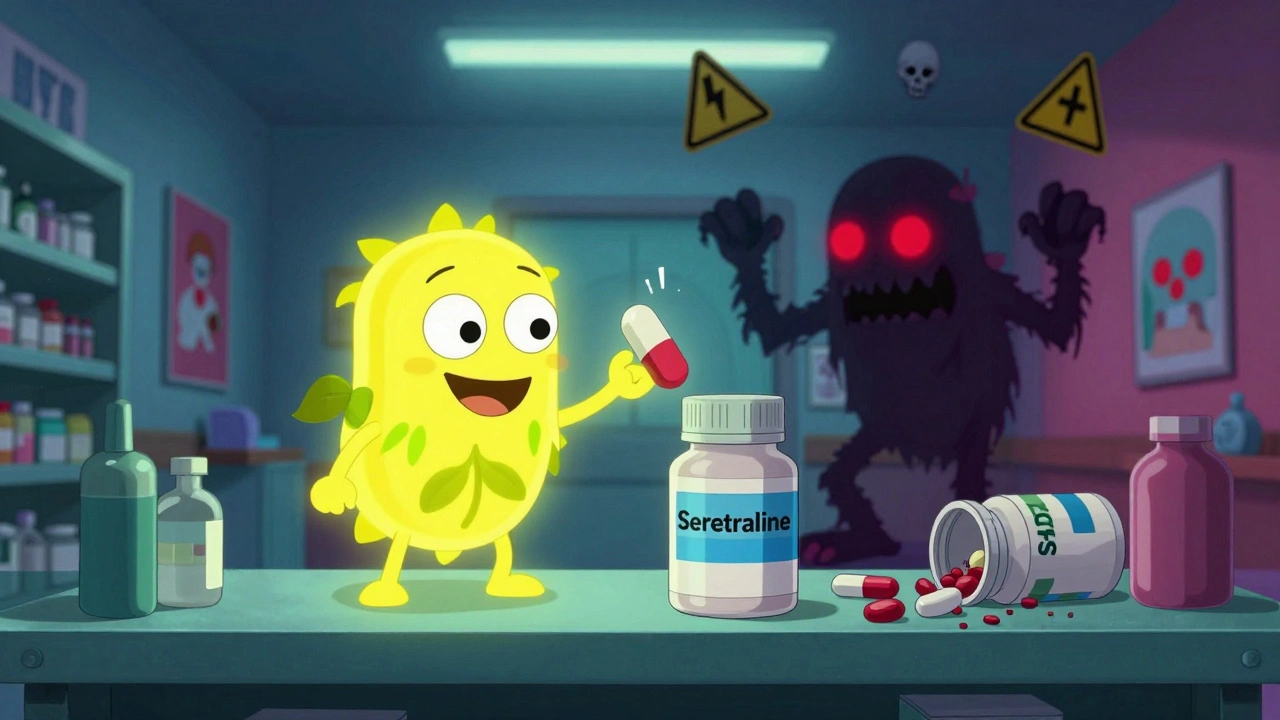 St. John’s Wort et SSRIs : risques de syndrome sérotoninergique et interactions dangereuses