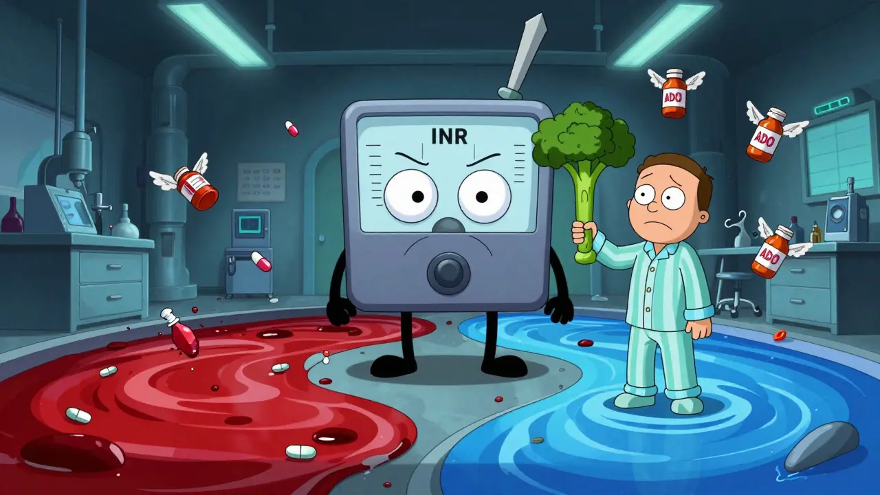 Troubles de la coagulation et anticoagulation : INR, ADO et sécurité