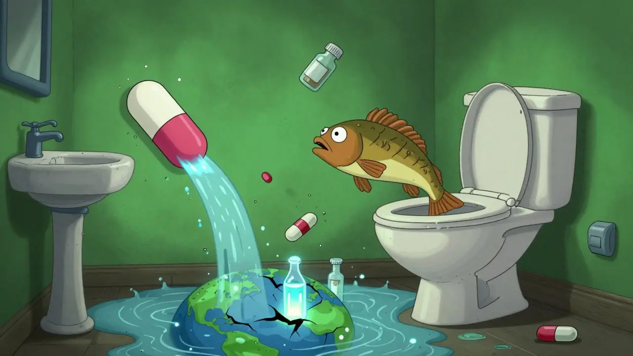 Impact environnemental du rinçage des médicaments et alternatives sûres