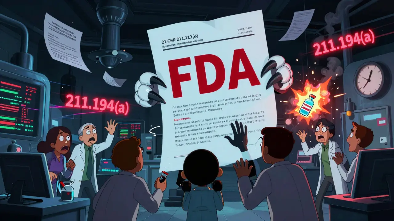 Lettres d'avertissement de la FDA : réponses aux violations en fabrication pharmaceutique