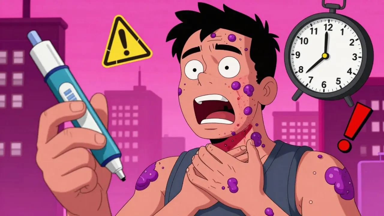 Réactions allergiques graves aux médicaments : quand appeler les secours