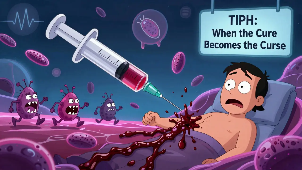 Thrombocytopenie induite par l'héparine : un effet secondaire rare mais grave