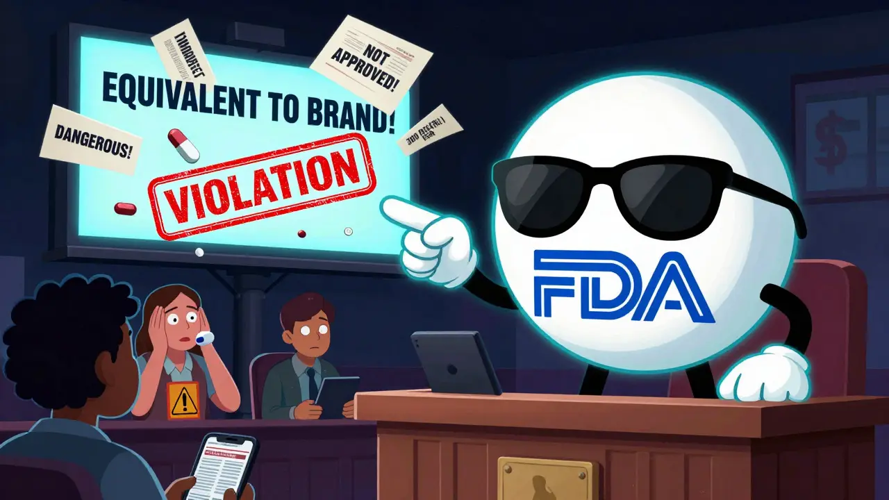 Publicité mensongère dans les génériques : risques juridiques et règles à respecter