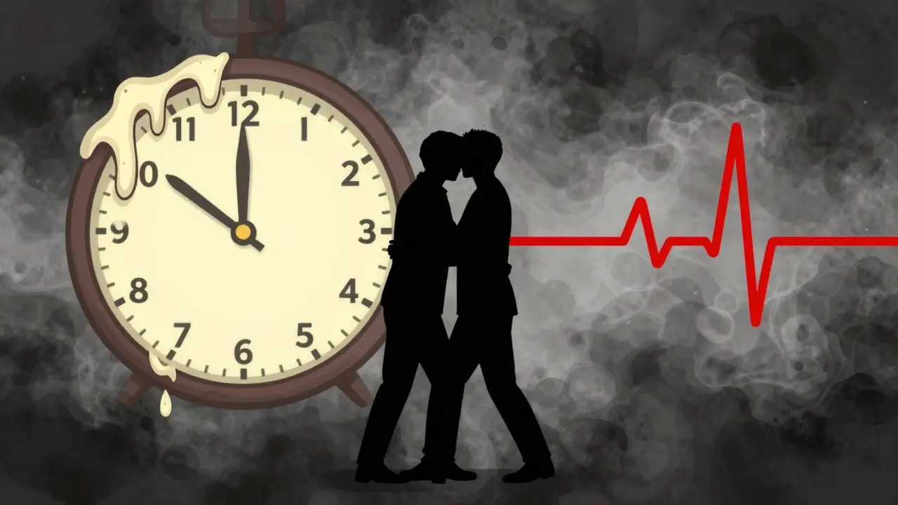 Symbole de la course contre la montre et du rétablissement vital