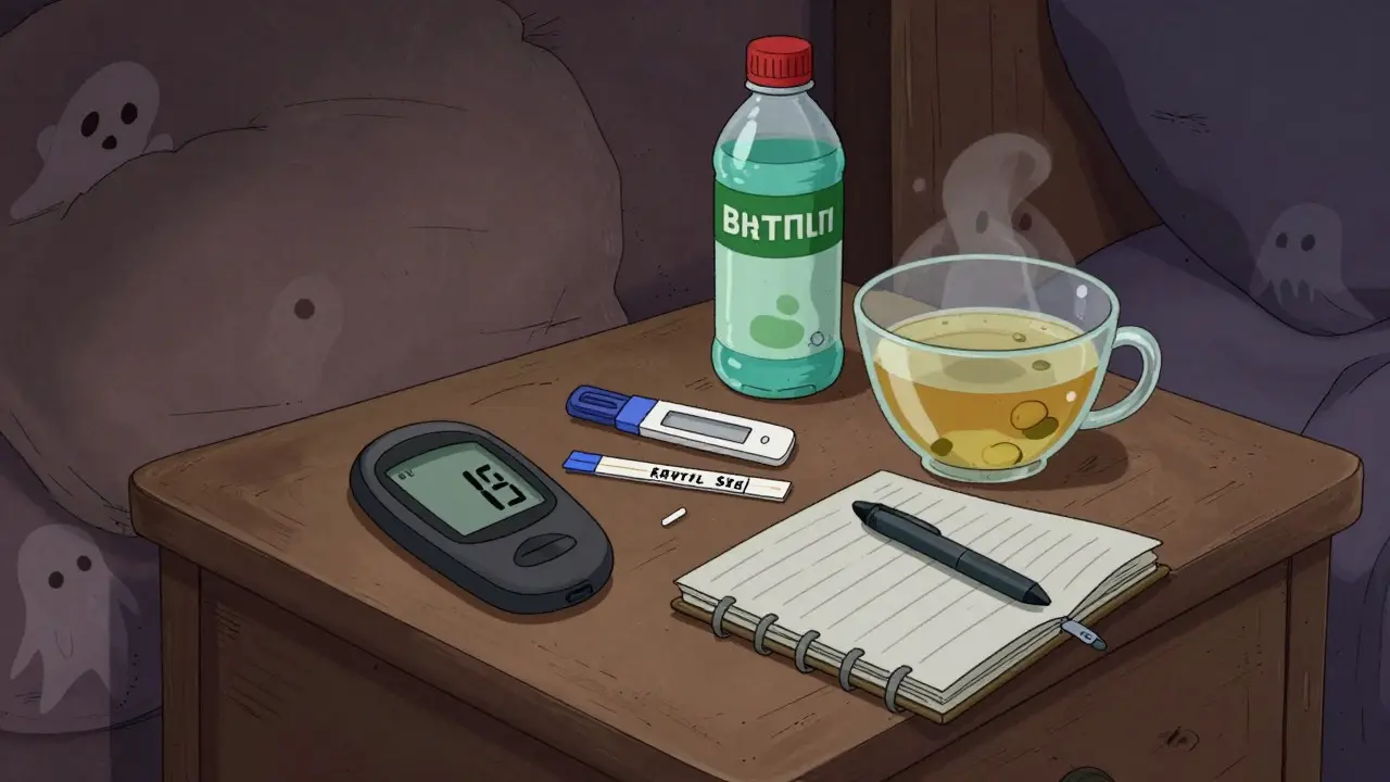 Kit de survie diabétique avec glucomètre et hydratation